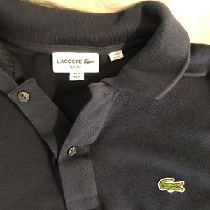 MENS Lacoste navy blue polo